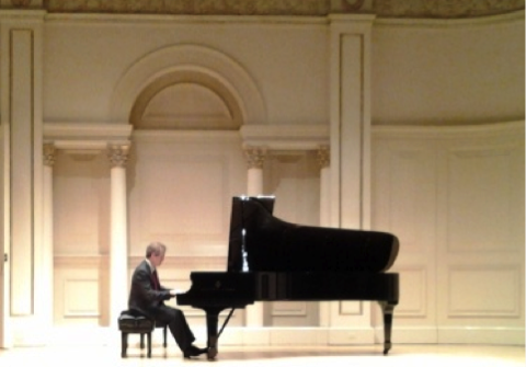Pianist James Behr at Carnegie Hall